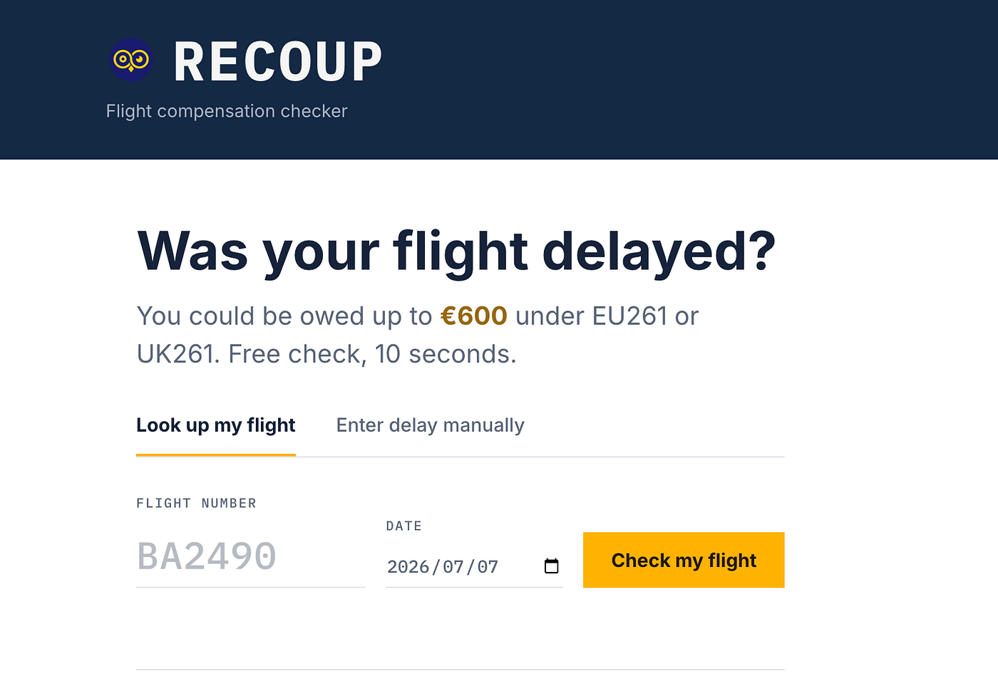 Delayed 3+ hours on a flight to or from Europe? You might be owed up to €600.