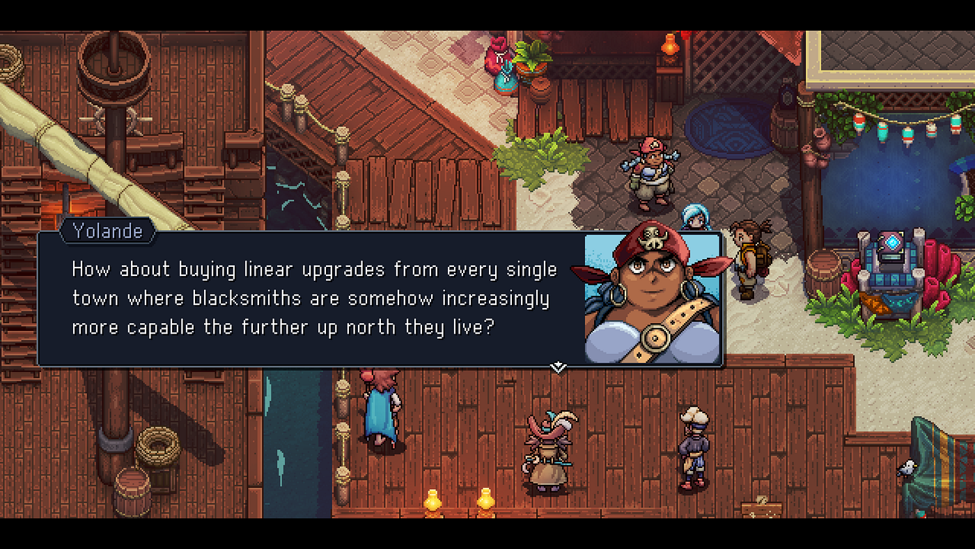 She … she’s not wrong.