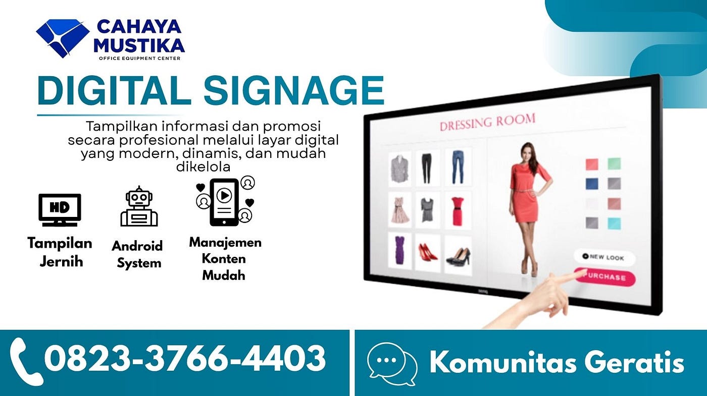 WA 0823–3766–4403, Jual Digital Signage Indoor Salatiga