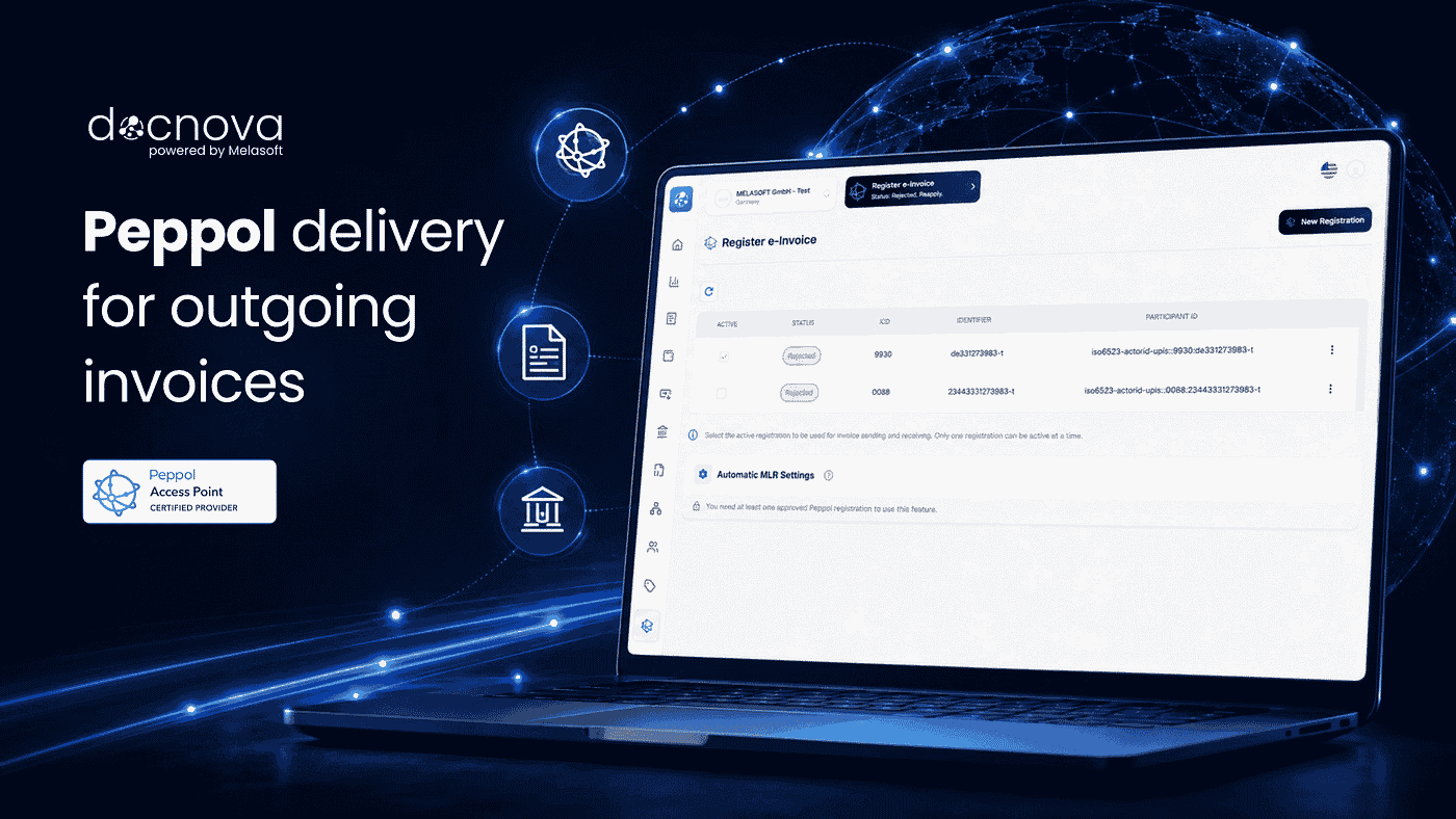 How does PEPPOL delivery work for outgoing invoices?