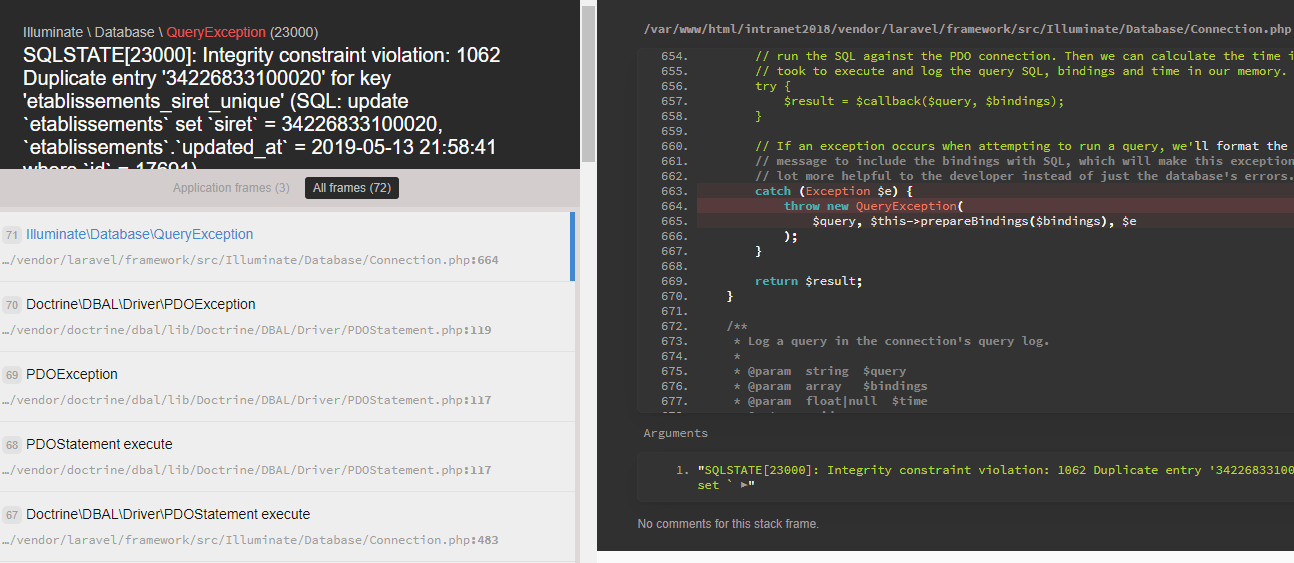 Duplicate key value violates unique constraint