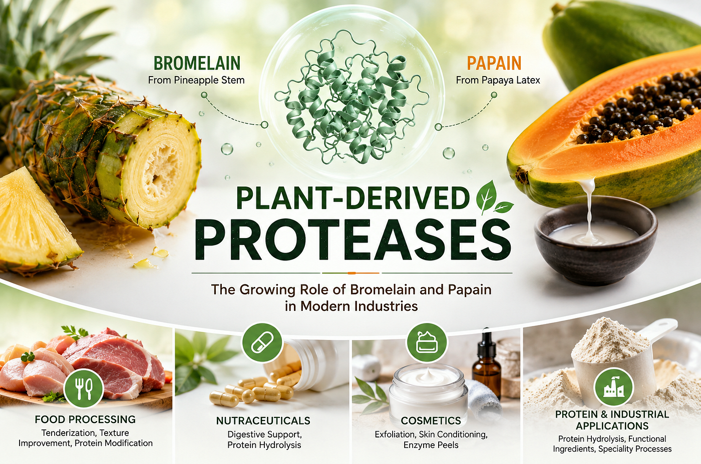 Why Plant-Derived Proteases Are Finding New Roles Beyond Traditional Food Processing