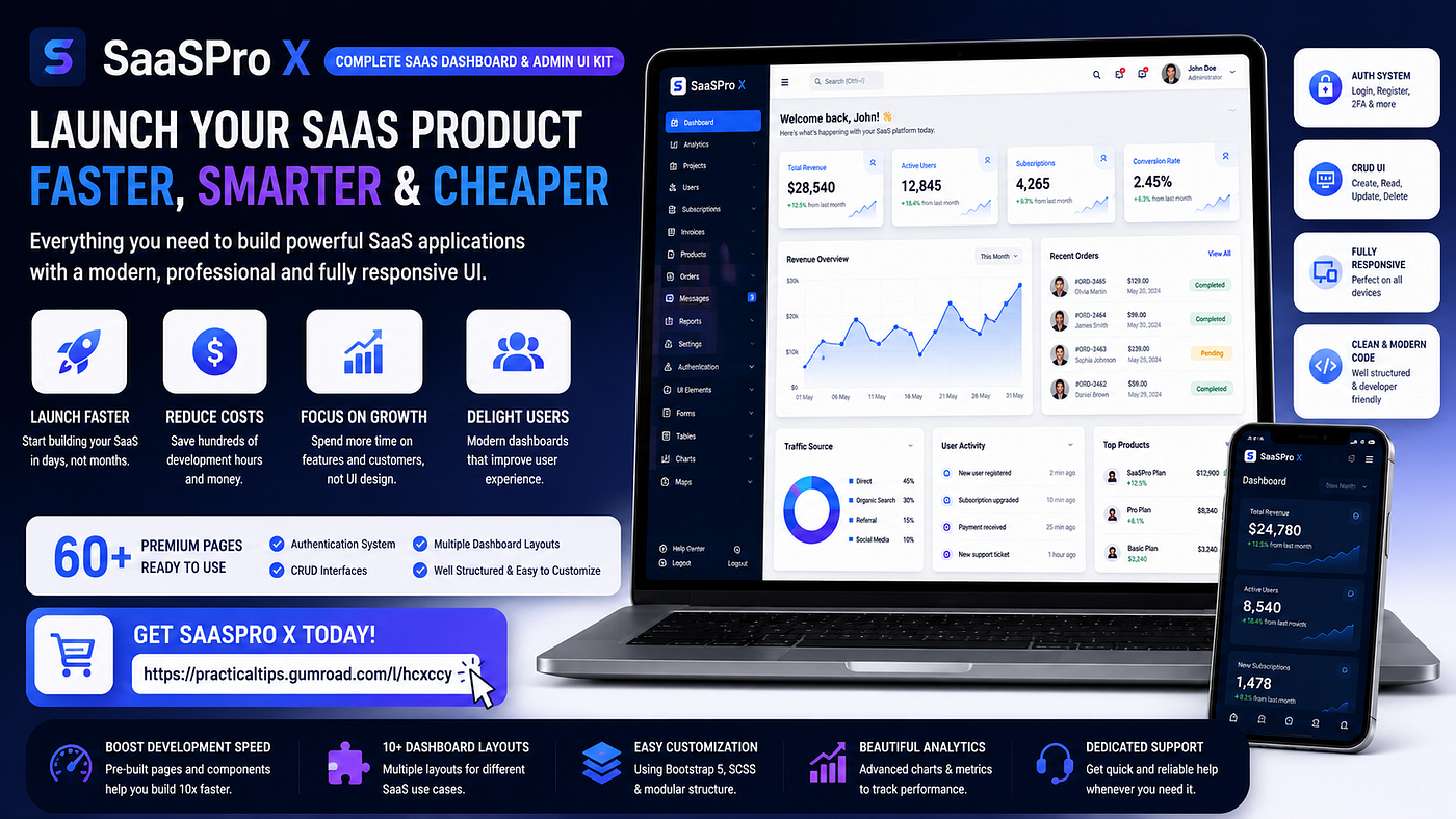 How SaaSPro X Helps Startups Launch SaaS Products Faster and Reduce Development Costs