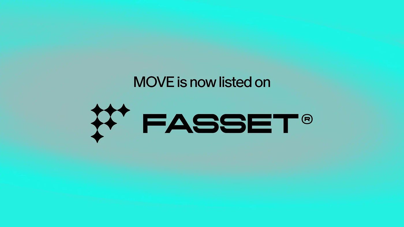 $MOVE Token Launches on Fasset Platform and Airdrop Program