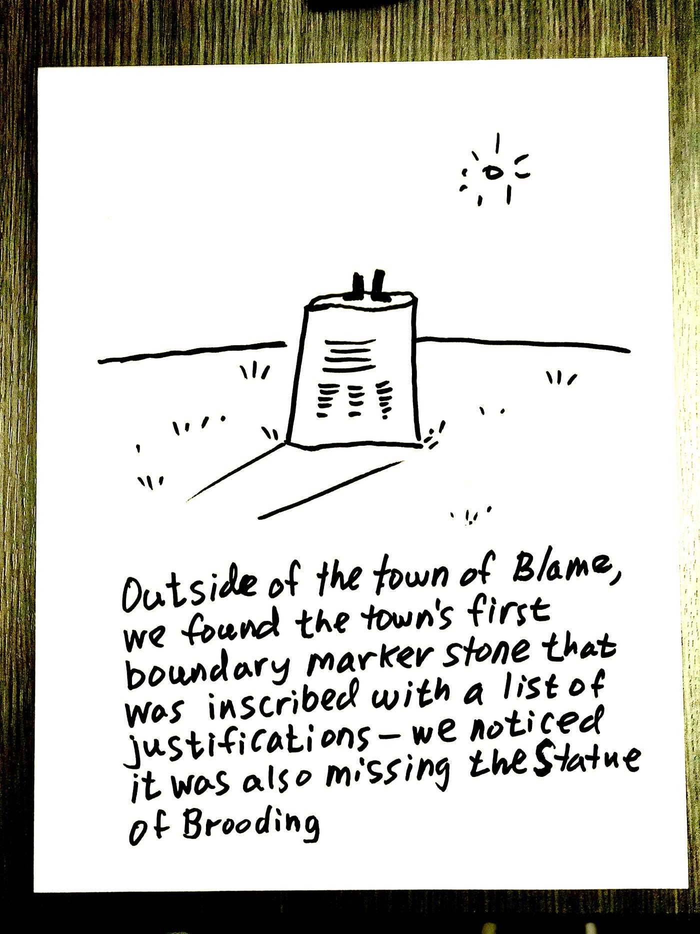Outside the Town of Blame/ In the Storm