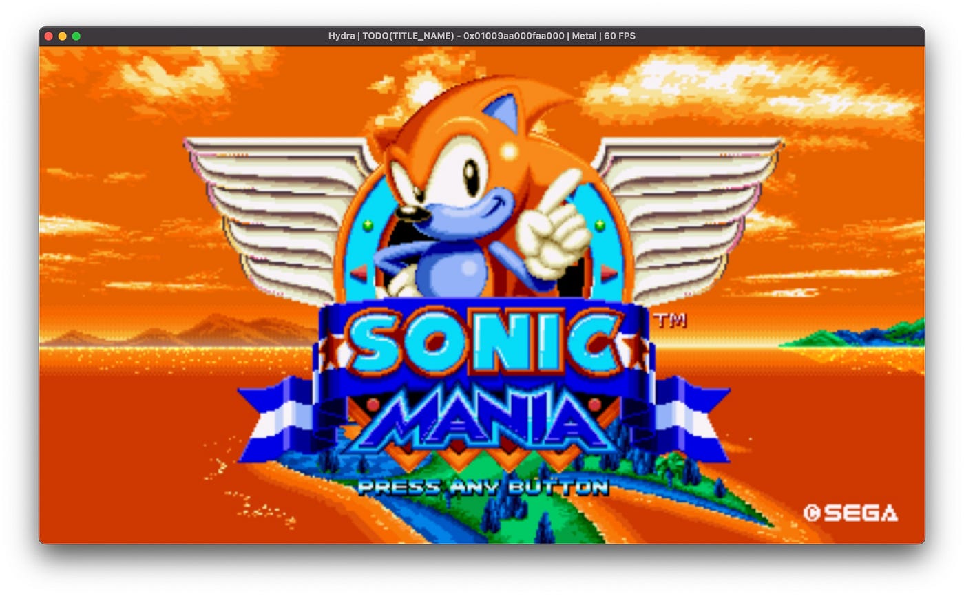 Sonic Mania. The red and blue channels are swapped, making for an interesting color palette :)