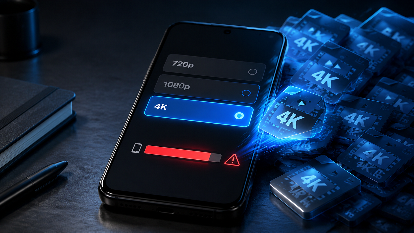 I Selected 4K Without Thinking. My Phone Storage Paid the Price