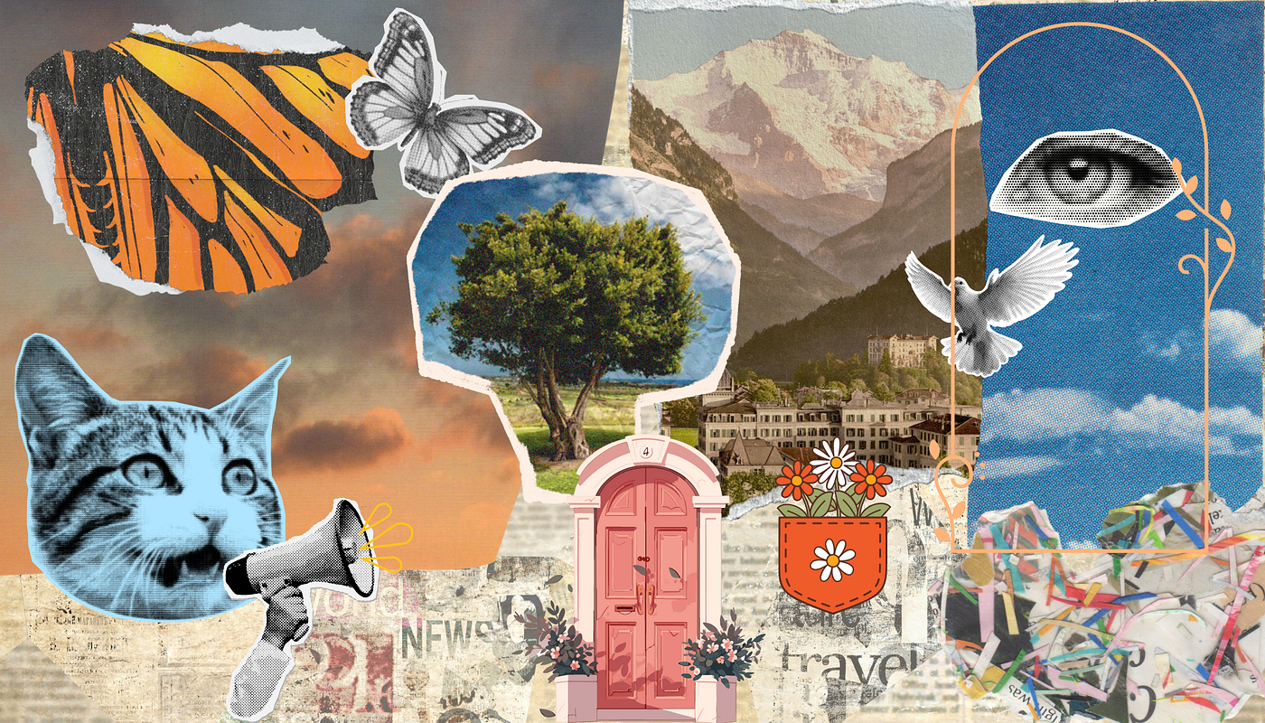 Is Collage Art or Craft… | by Cat Bou | Share Your Creativity COLLAGE