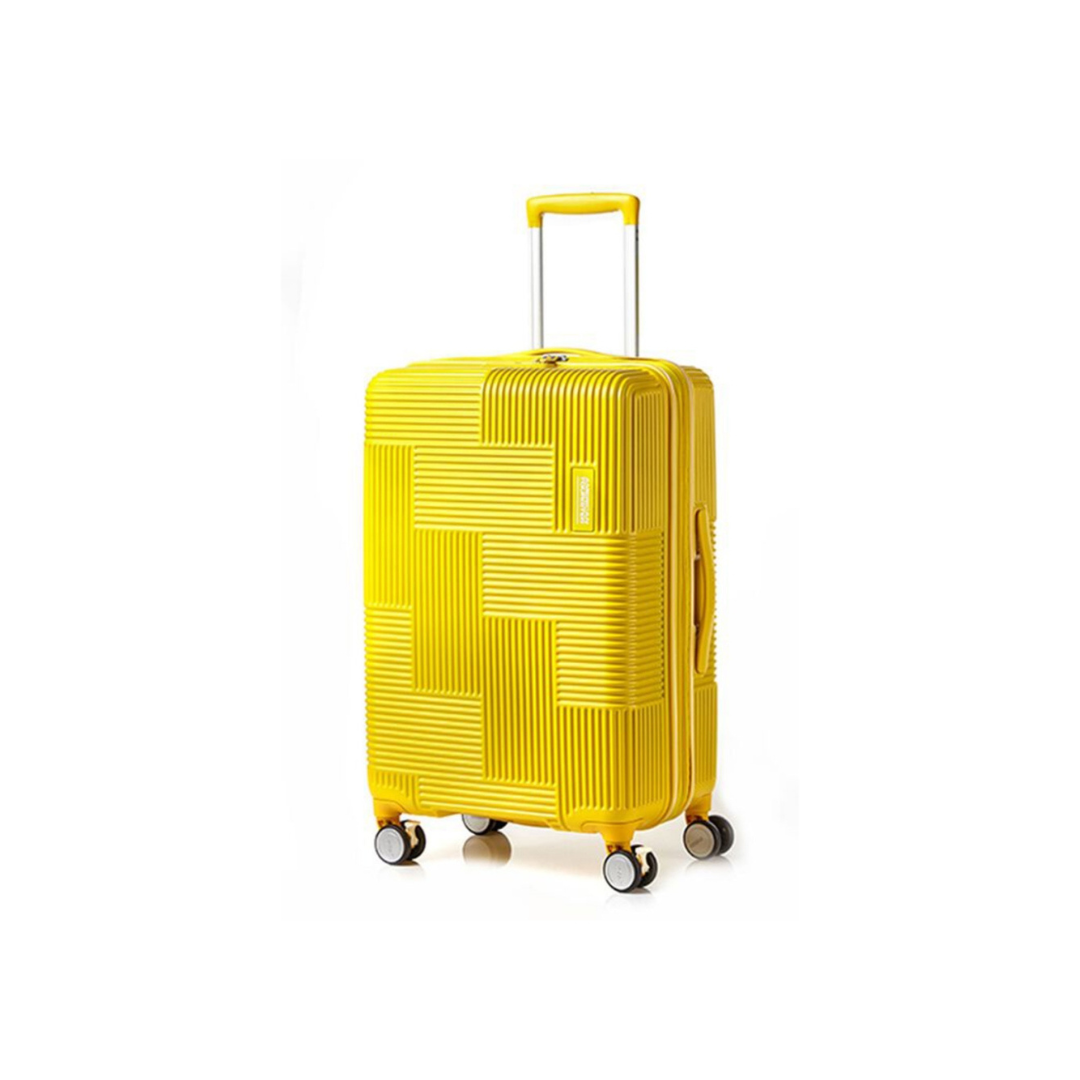 Notch Polycarbonate (75 cm) Silver Smart Trolley Bag With Inbuilt Weighing  Scale & TSA Lock