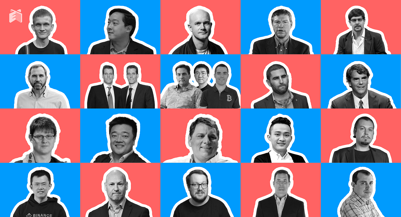 The 20 Most Influential People in Crypto 2018 | by Joshua Lee | Ethex |  Medium