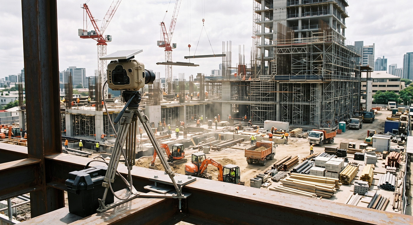 I Mounted a Camera 9 Metres Up a Scaffold Tower and Got Twelve Months of Useless Footage