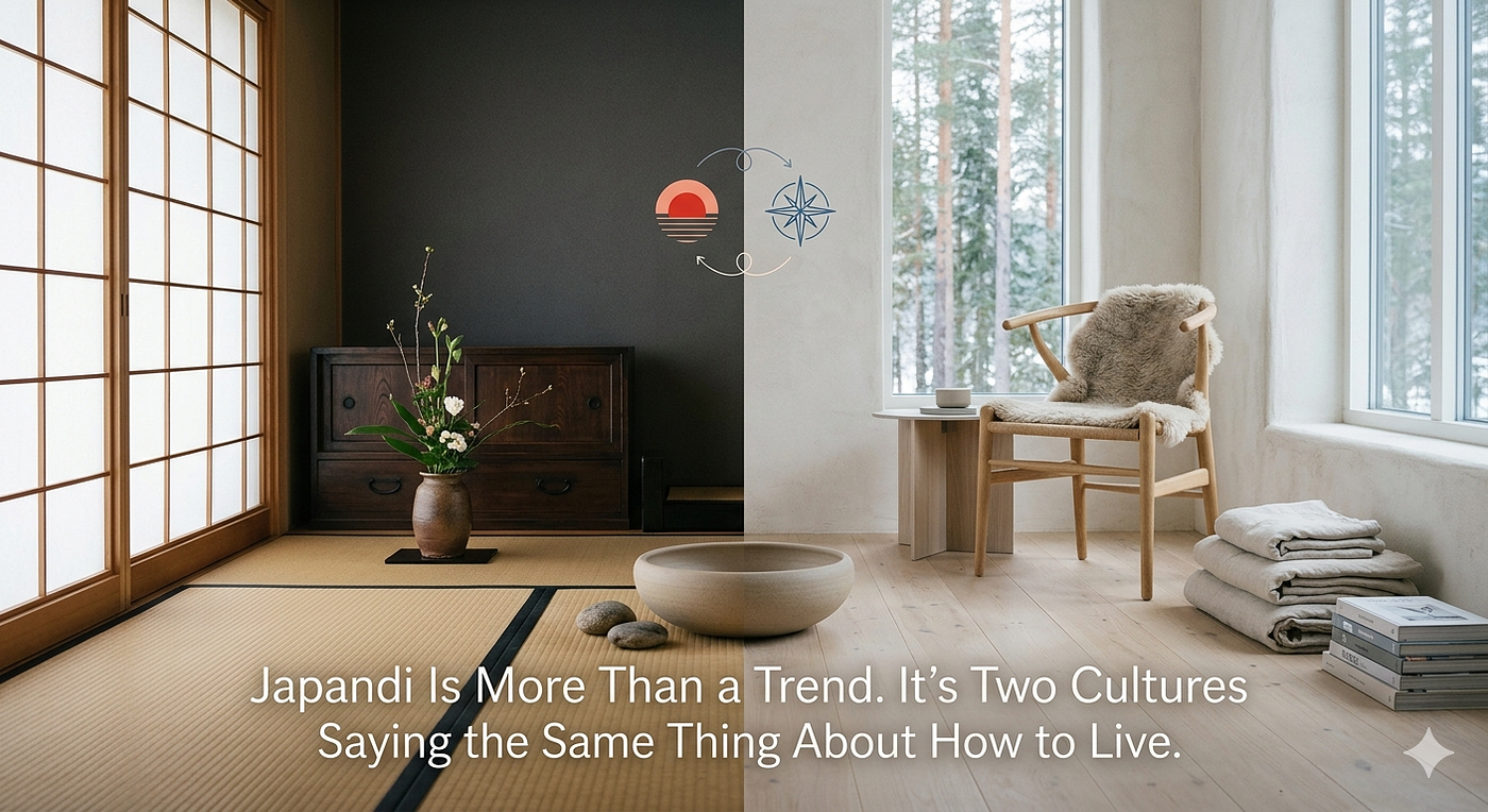 Japandi Is More Than a Trend. It’s Two Cultures Saying the Same Thing About How to Live.