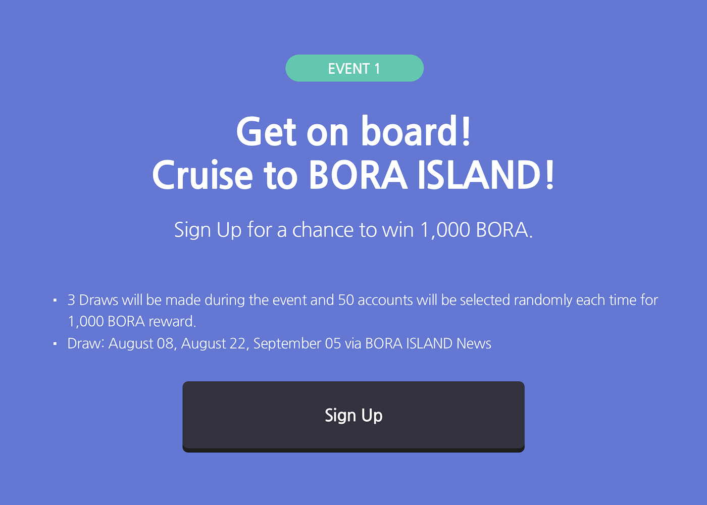 BORA ISLAND Official Launch Event | by BORA | BORA | Medium