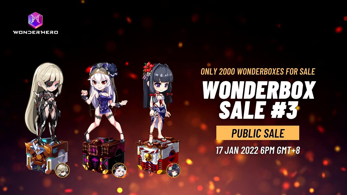 IMPORTANT ANNOUNCEMENT] — 3rd WonderBox Sale Details Announced! | by  WonderHero | Medium