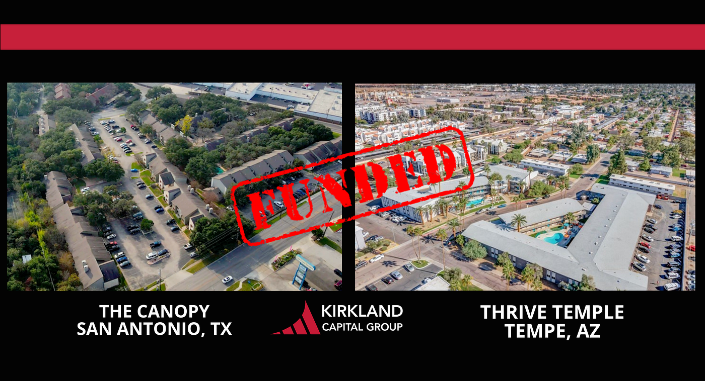 Thrive & Canopy Multifamily Equity Investment — Fully Funded | by Ameyaw  Isaac | Kirkland Capital Group | Medium