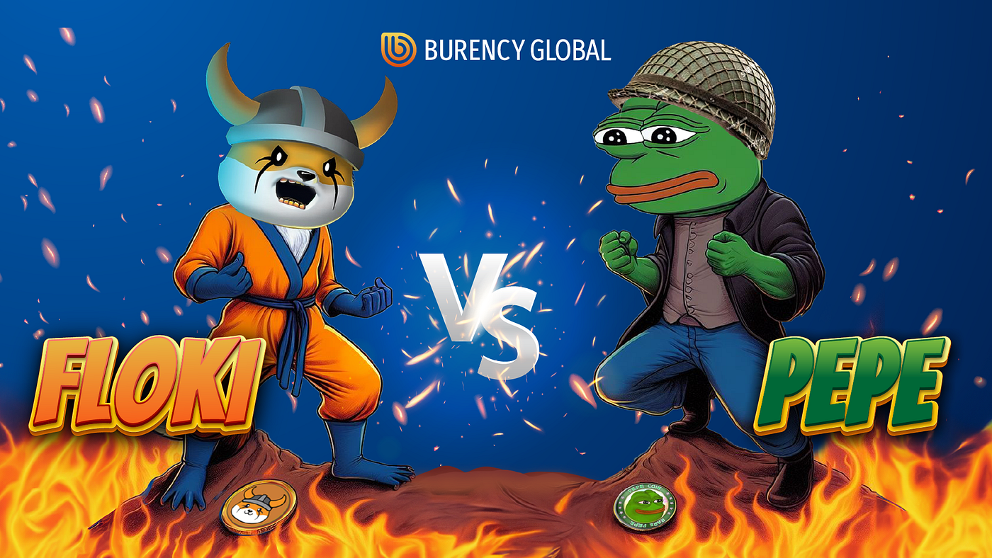 FLOKI VS PEPE. Pepe Coin: This cryptocurrency is named… | by Burency Global  | Medium