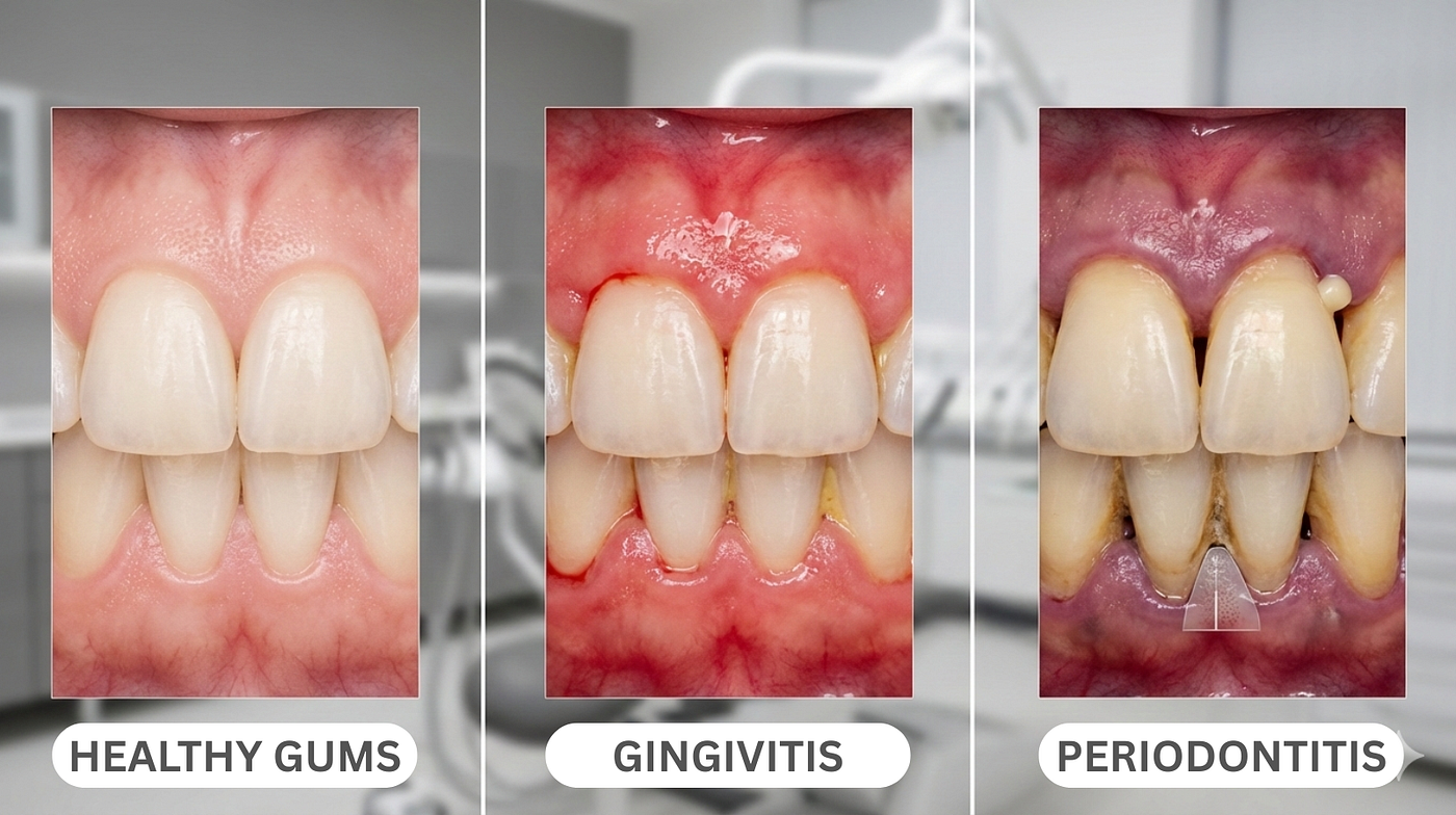 Gingivitis vs Periodontitis: What’s the Difference?