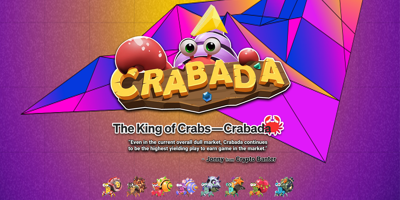 The King of Crabs — Crabada 🦀. Wanna know about a game making a name… | by  Arcade | Arcade2Earn | Medium