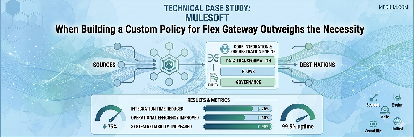 MuleSoft Case Study — When Building a Custom Policy for Flex Gateway Outweighs the Necessity