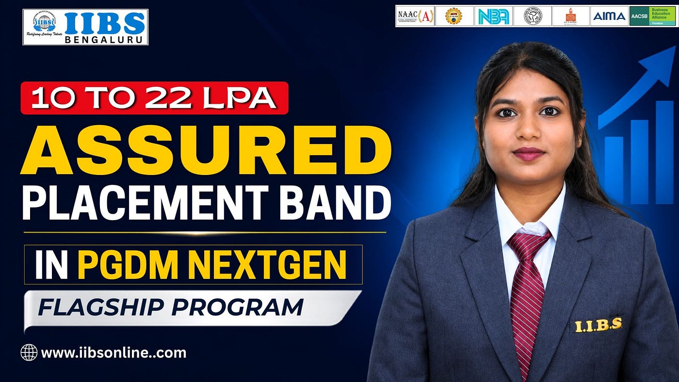 10 to 22 LPA Assured Placement Band in PGDM NextGen Flagship Program