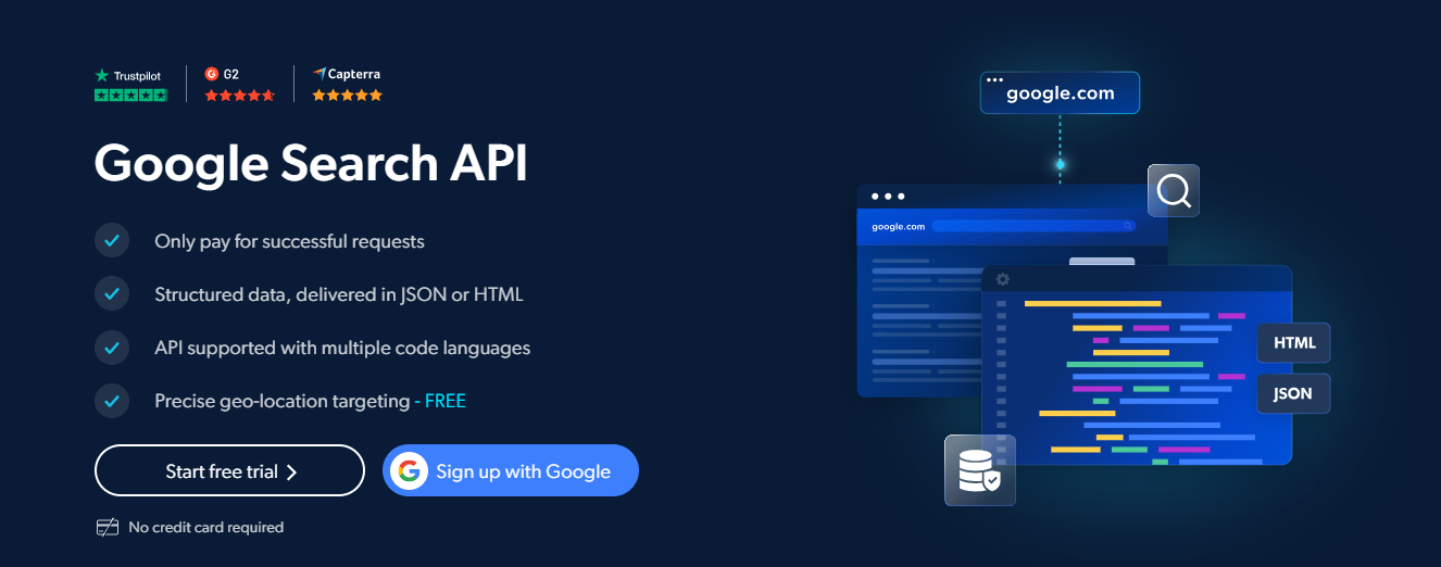 brightdata google search api