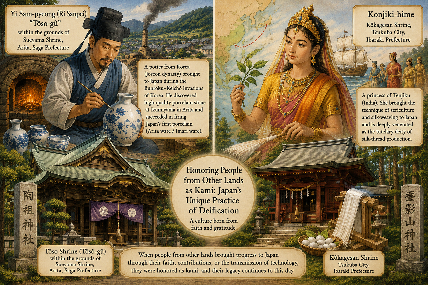 Can Believers or Leaders of Other Religions Be Enshrined as Shinto Kami?