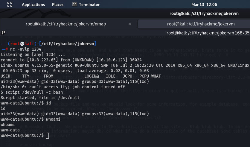 TryHackMe: HA Joker CTF. ## Enumerate services on target… | by