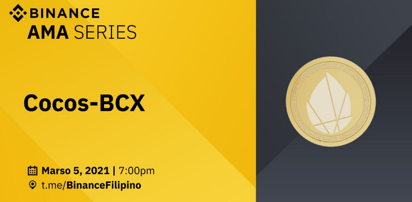 Cocos-BCX AMA via Binance Filipino. - CocosBCX Filipino Community  (Official) - Medium