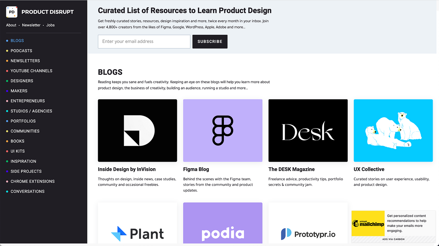 7 Resources for Product Design Inspiration | by Eric Chung | UX Planet