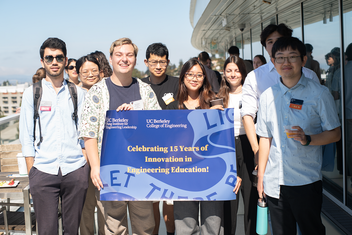 Students at the 15-Year Anniversary Celebration on Sunday.