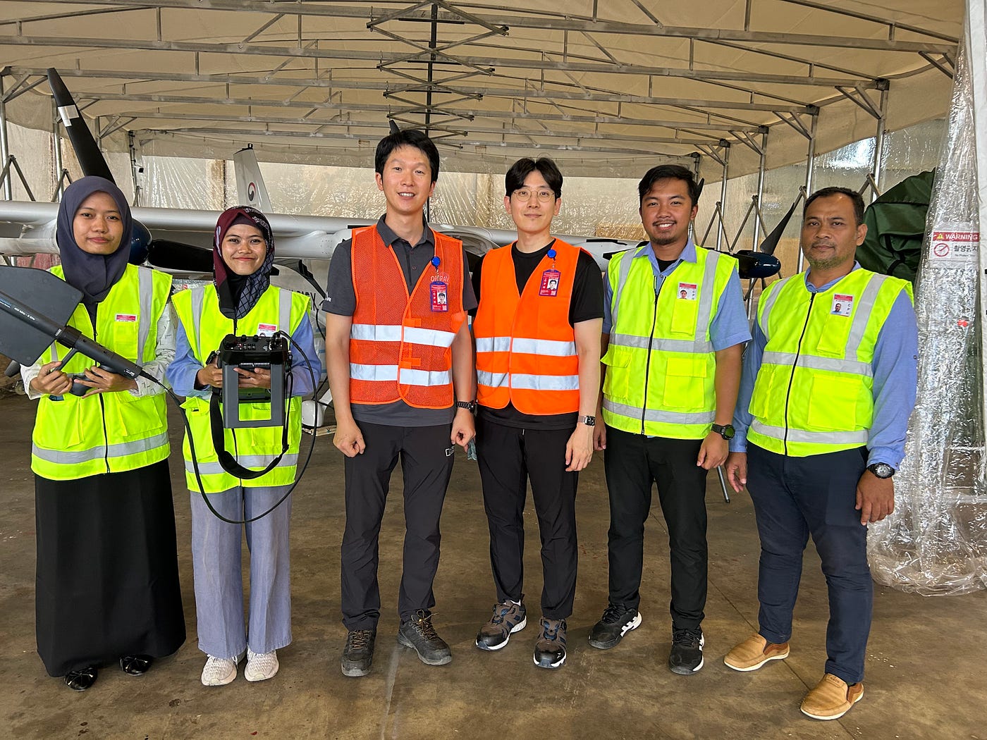Foto bersama Hyundai-KARI dan Tim Monitoring SFR Balmon Samarinda