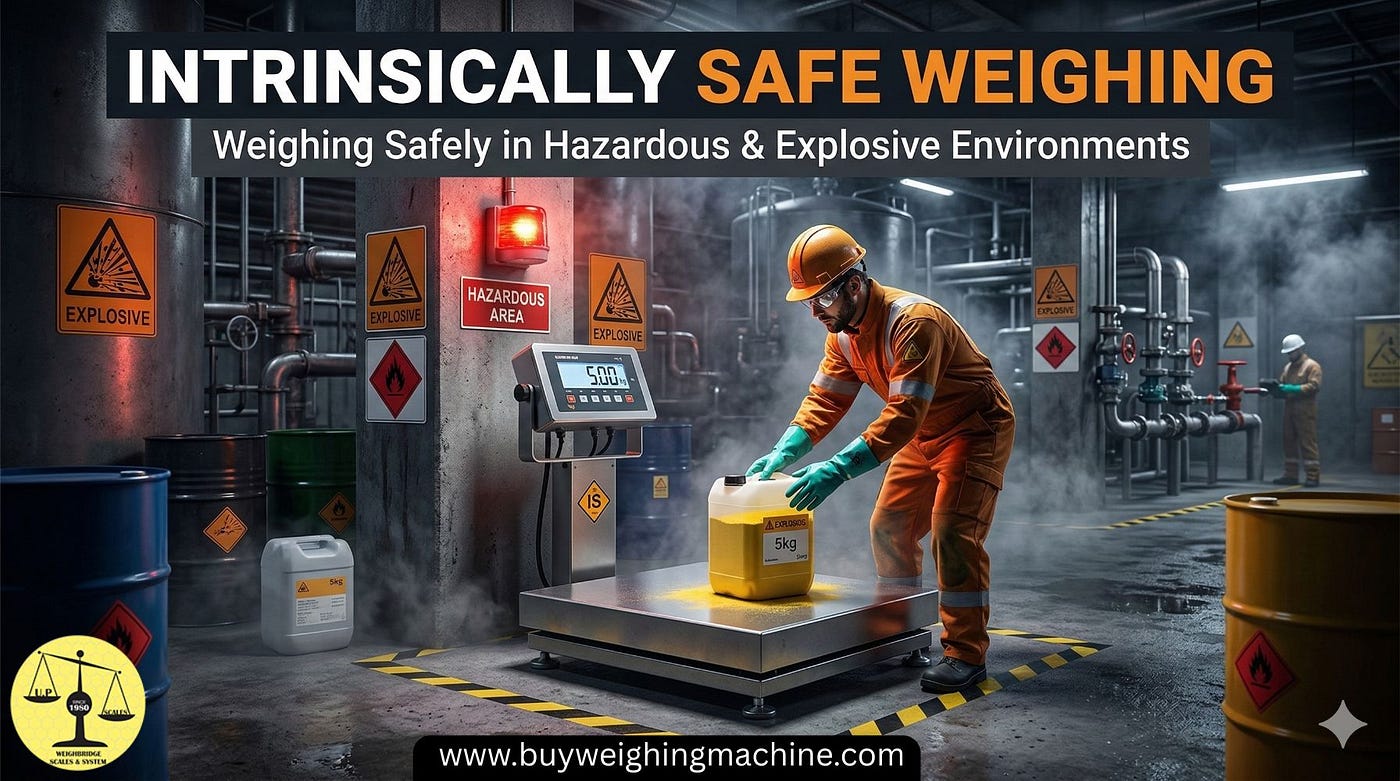 Intrinsically Safe Scales: Weighing Safely in Hazardous & Explosive Environments