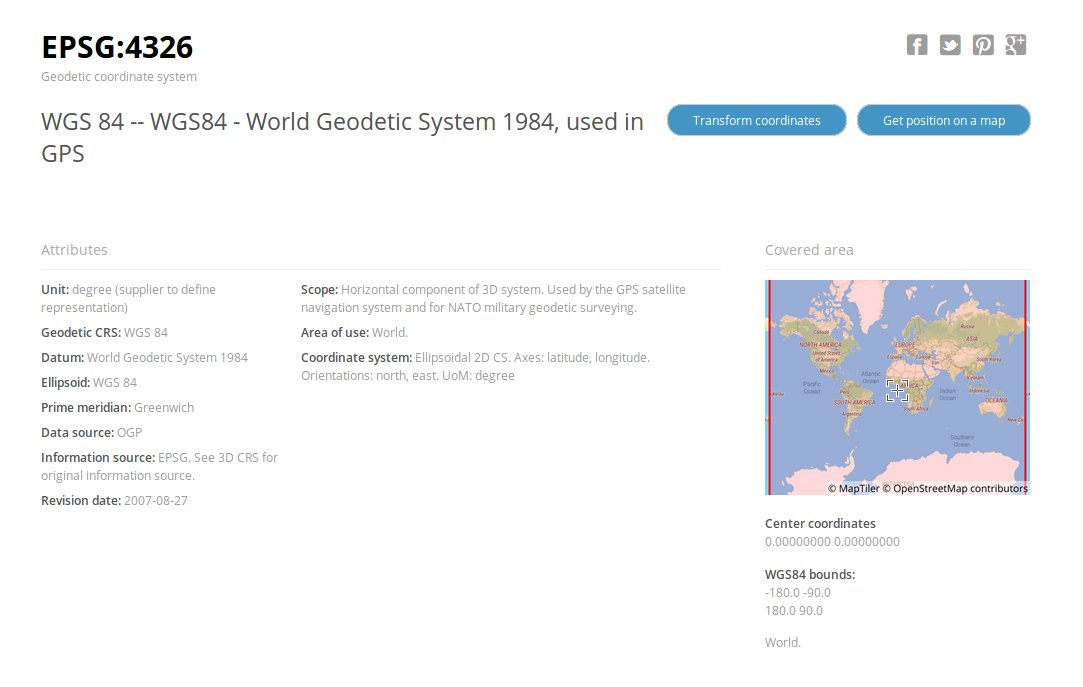 Comprendre les Coordinates Reference System (CRS) | by Francis Chabouis |  Francis Chabouis | Medium