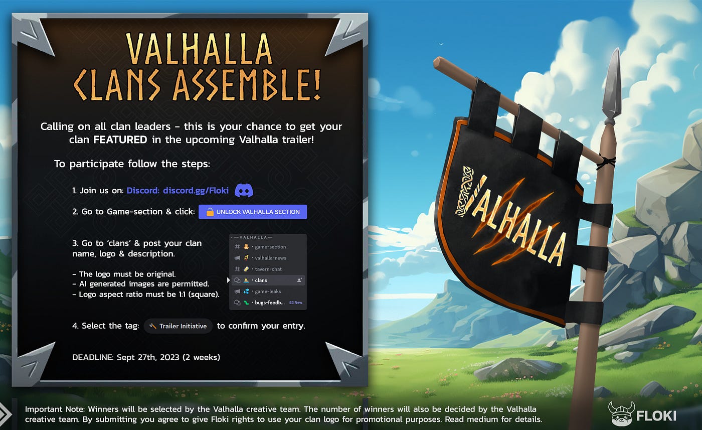 Valhalla Clans Assemble!. Gather your fellow Vikings and form 