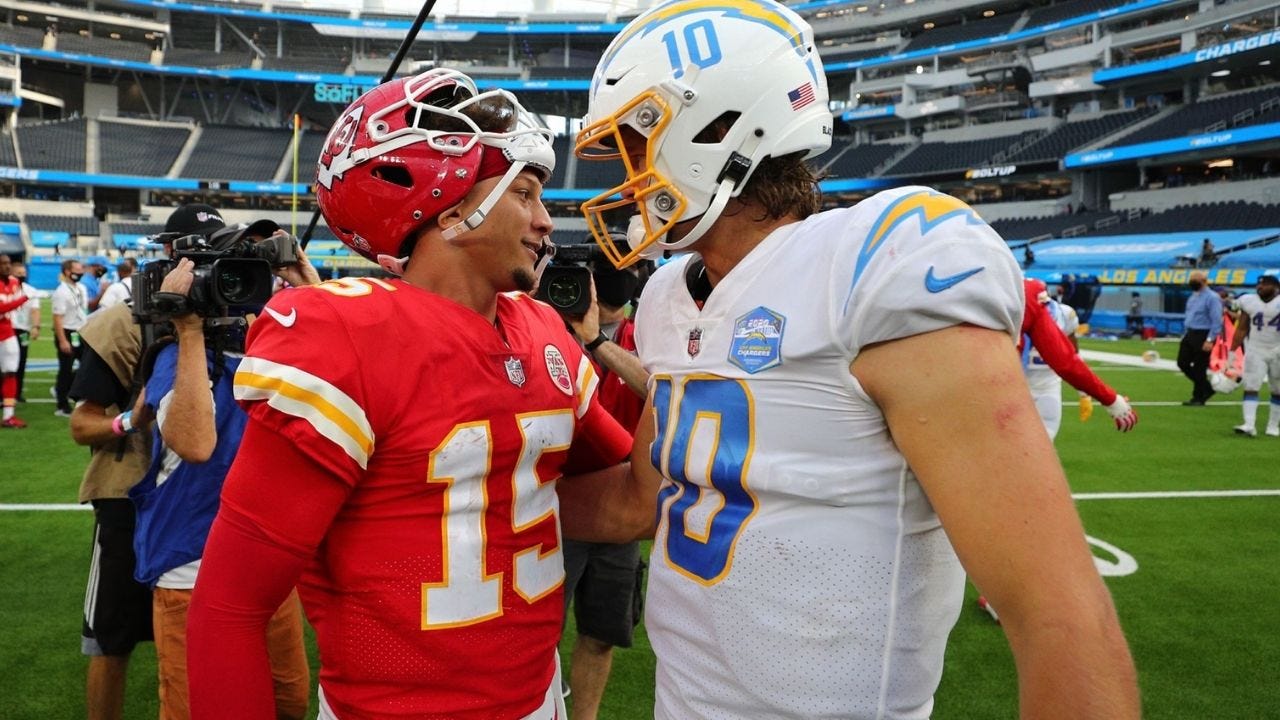 Thursday Night Football Chiefs vs Chargers Prop Shopping, by Dan, Fantasy  Life App