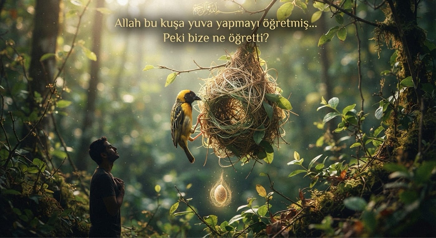 Allah Bu Kuşa Yuva Yapmayı Öğretmiş… Peki Bize Ne Öğretti?