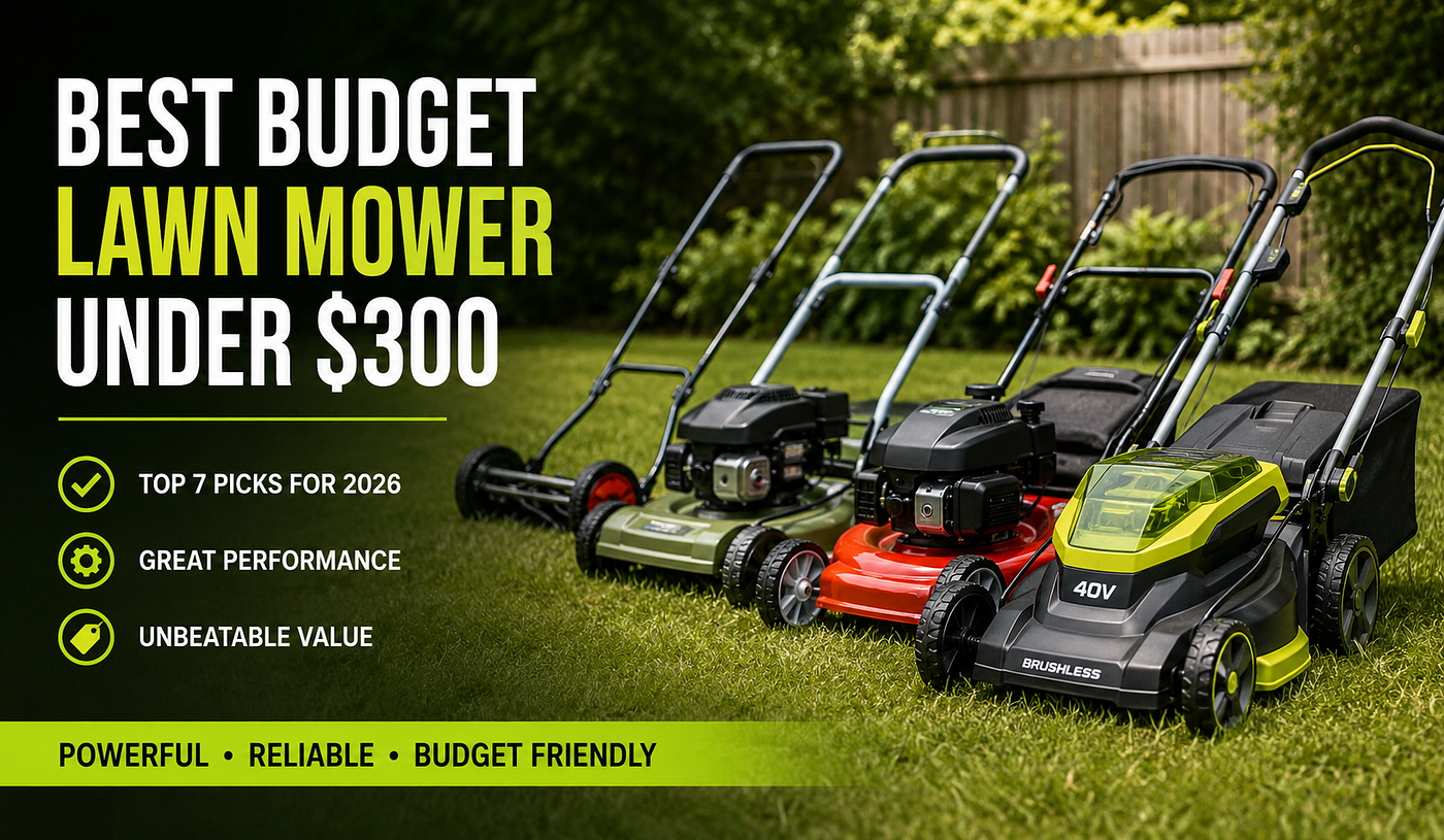 Best Budget Lawn Mower Under $300: 7 Top Picks for 2026