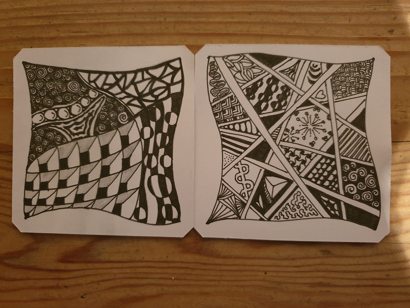Series of basic Zentangle sessions to create 40 art pieces — I Teach  Tangling