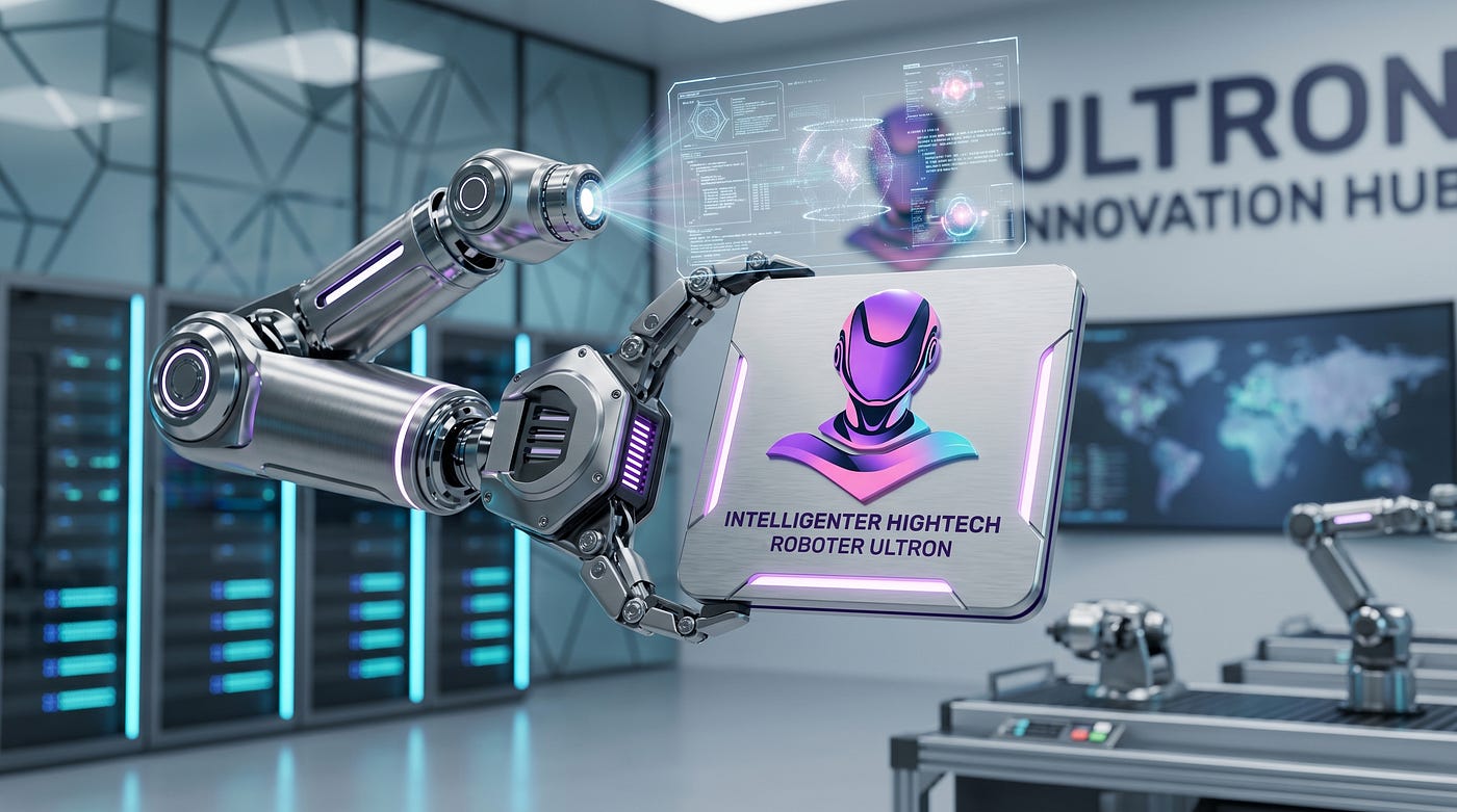 Intelligenter Hightech-Roboter Ultron: Infrastruktur treibt Finanzmärkte