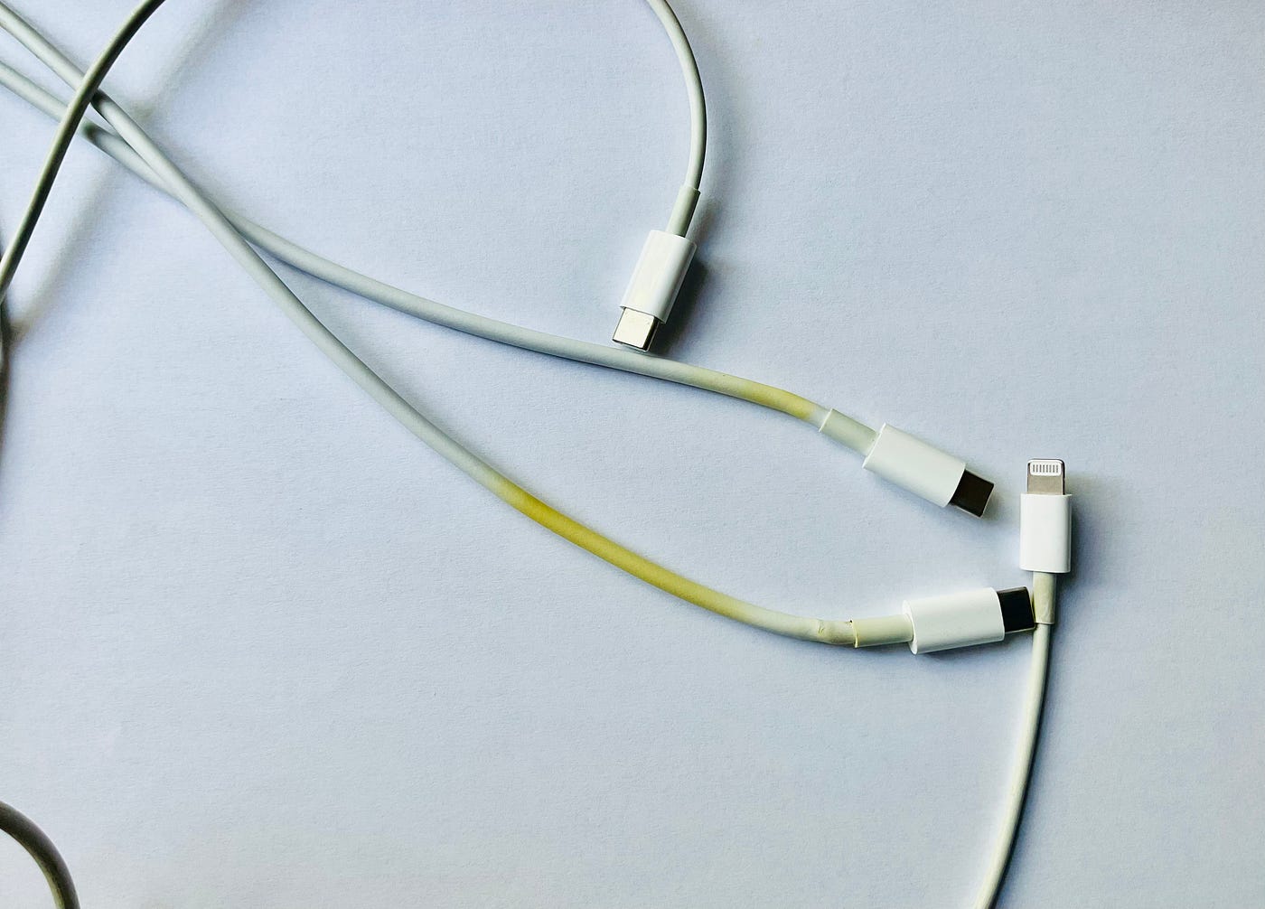 Top 4 Reasons Why Apple Charging Cables Turn Yellow and Burst + My