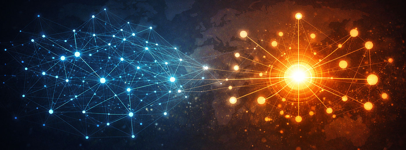 From a Decentralized Internet to a Centralized One