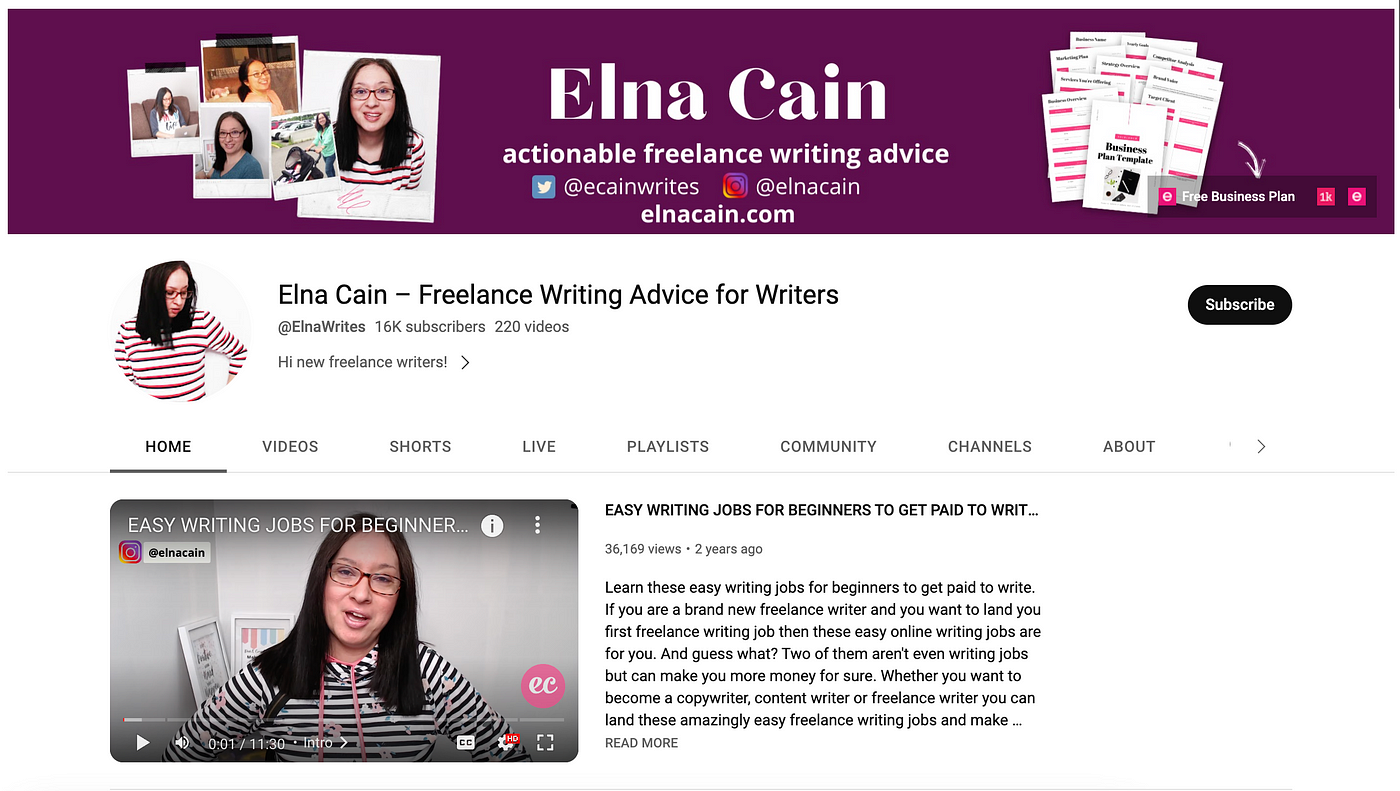 You Can Create a Wildly Successful  Channel, by Elna Cain, On All  Things Content