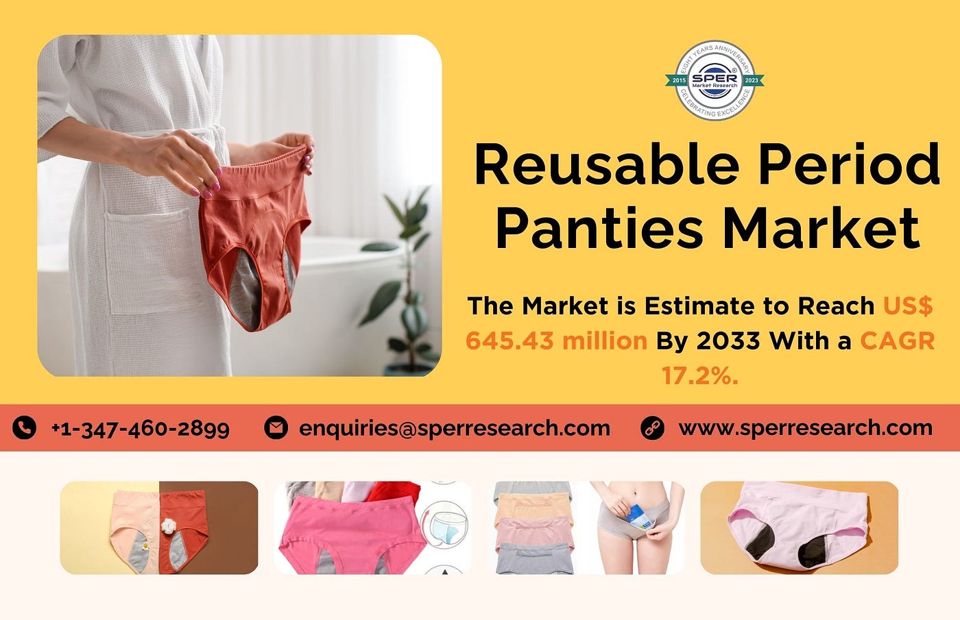 Reusable Period Panties Market Share, Upcoming Trends, Revenue, Growth  Strategy, Business Challenges, Opportunities and Future Investment till  2033 SPER Market Research, by Aashish Sperresearch