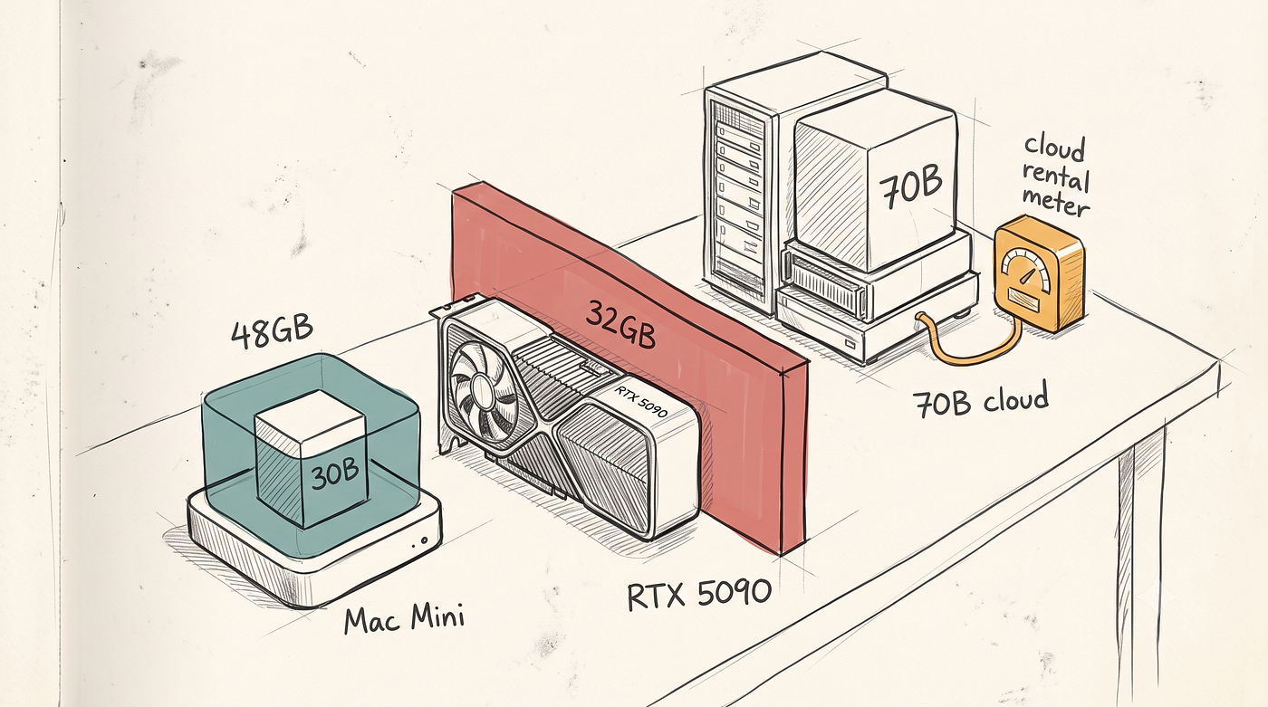 Mac Mini M4 vs RTX 5090 vs Cloud GPUs for Local AI in 2026