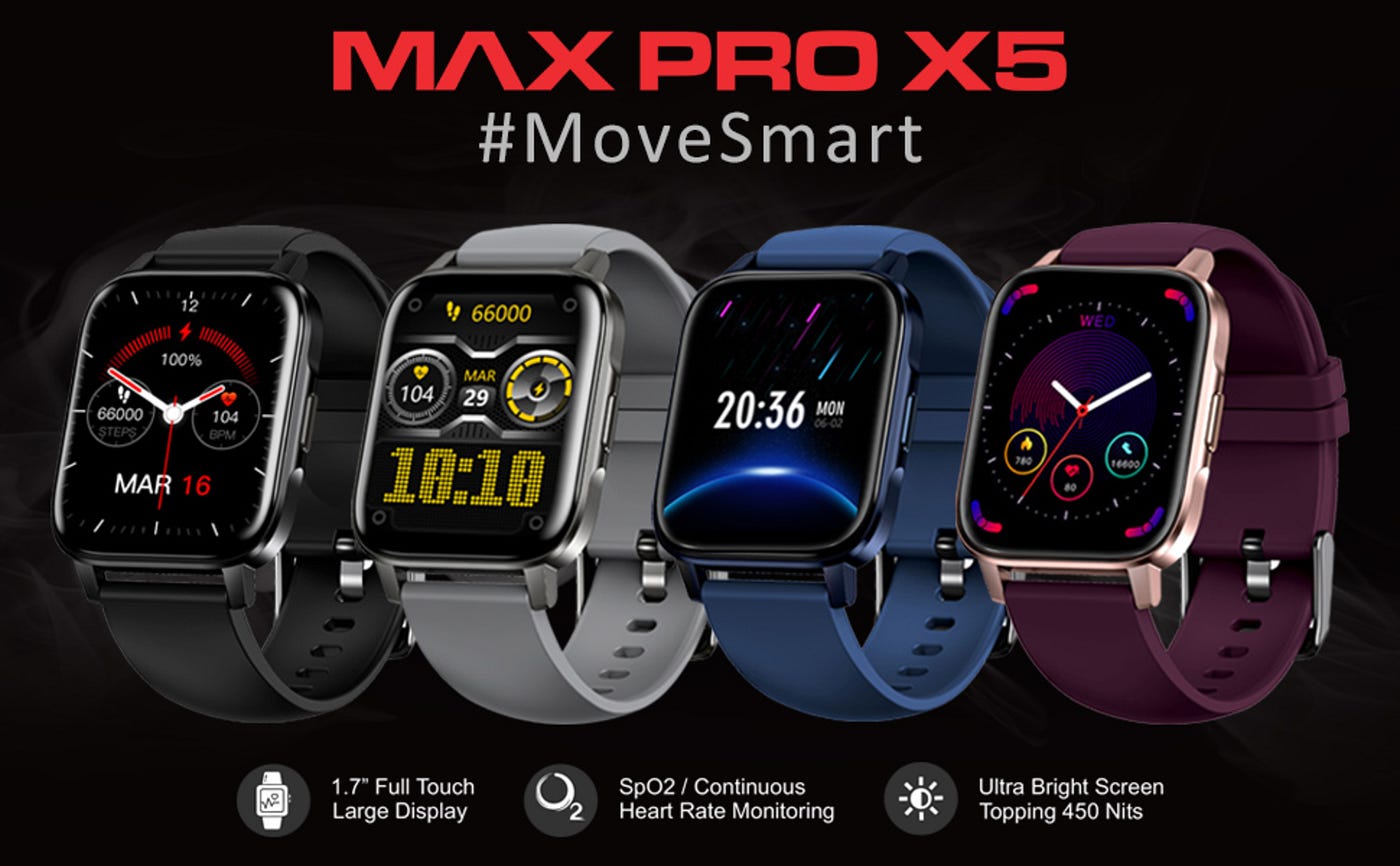 Smartwatch — Max Pro X5 by Maxima Watches | by Maxima Watches | Medium