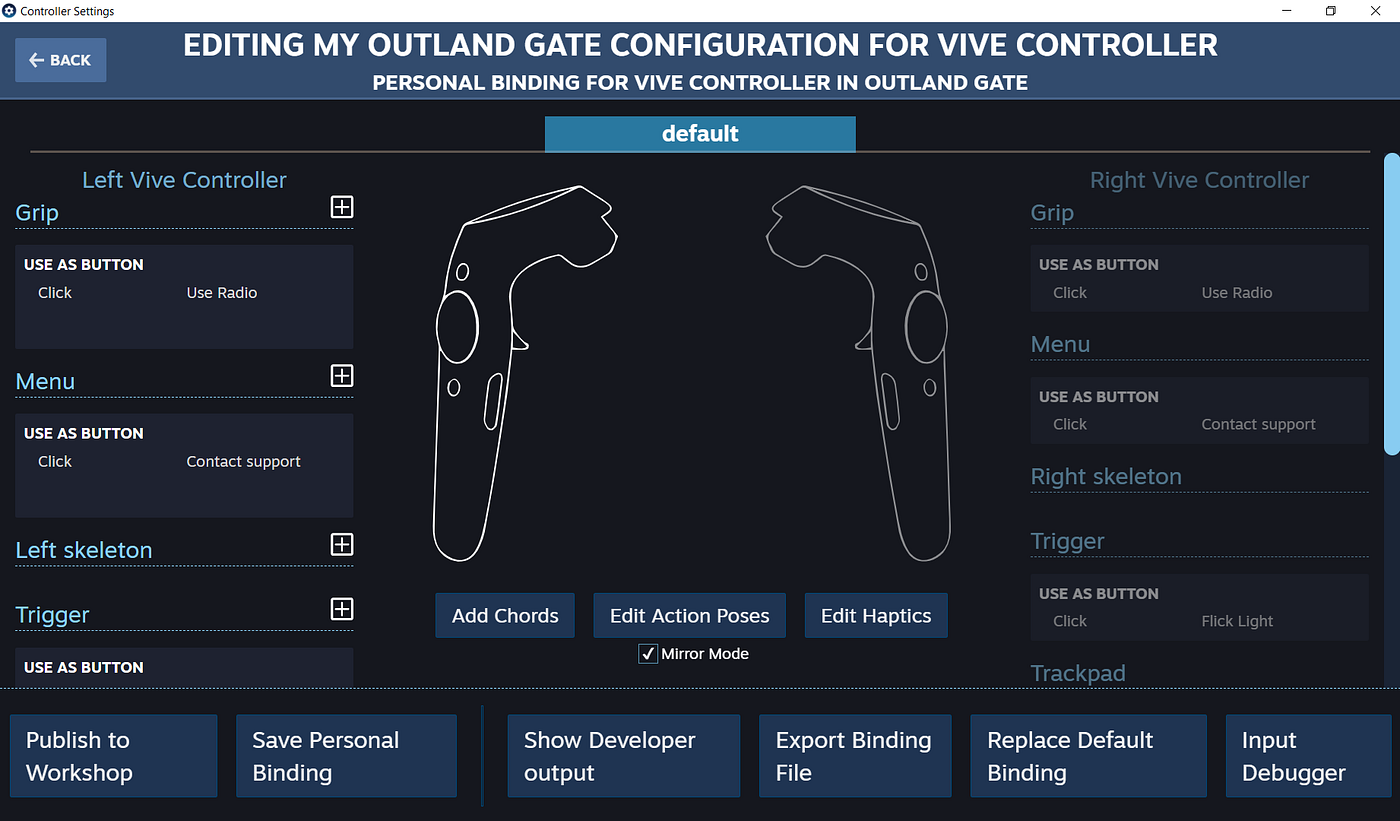 Configure SteamVR to work with the Omnideck treadmill | by Peter