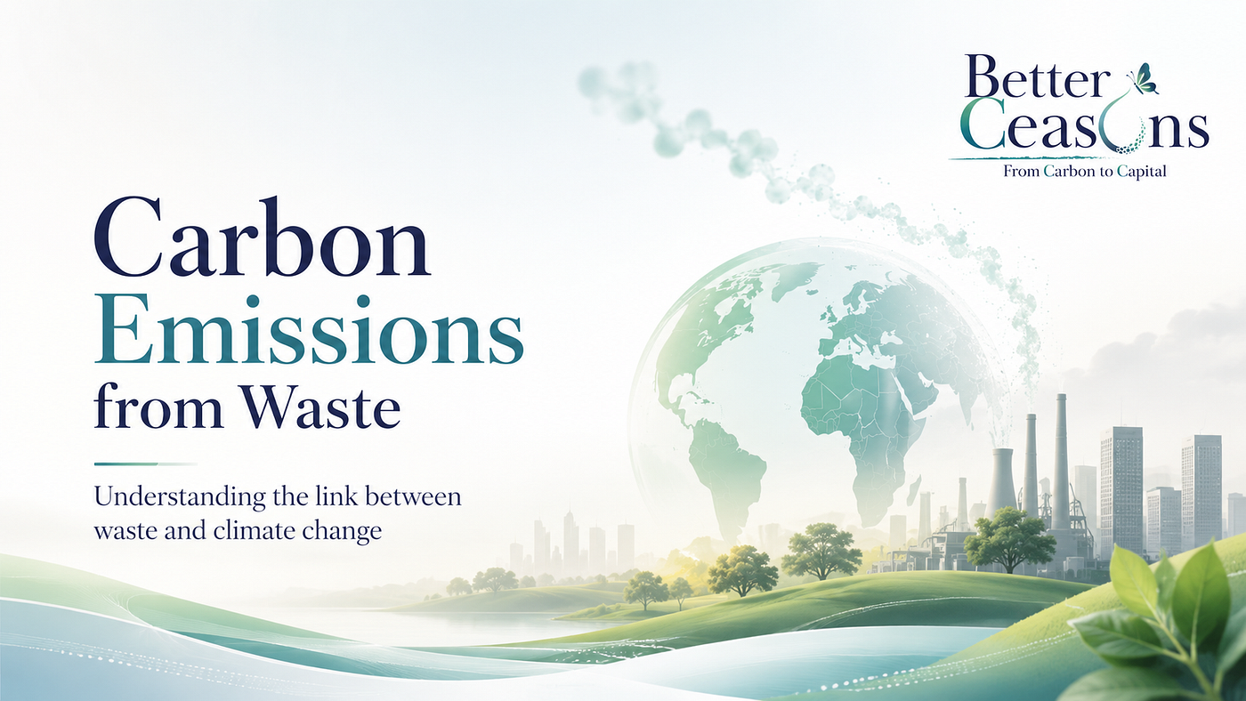 Carbon Emissions from Waste and Their Climate Impact