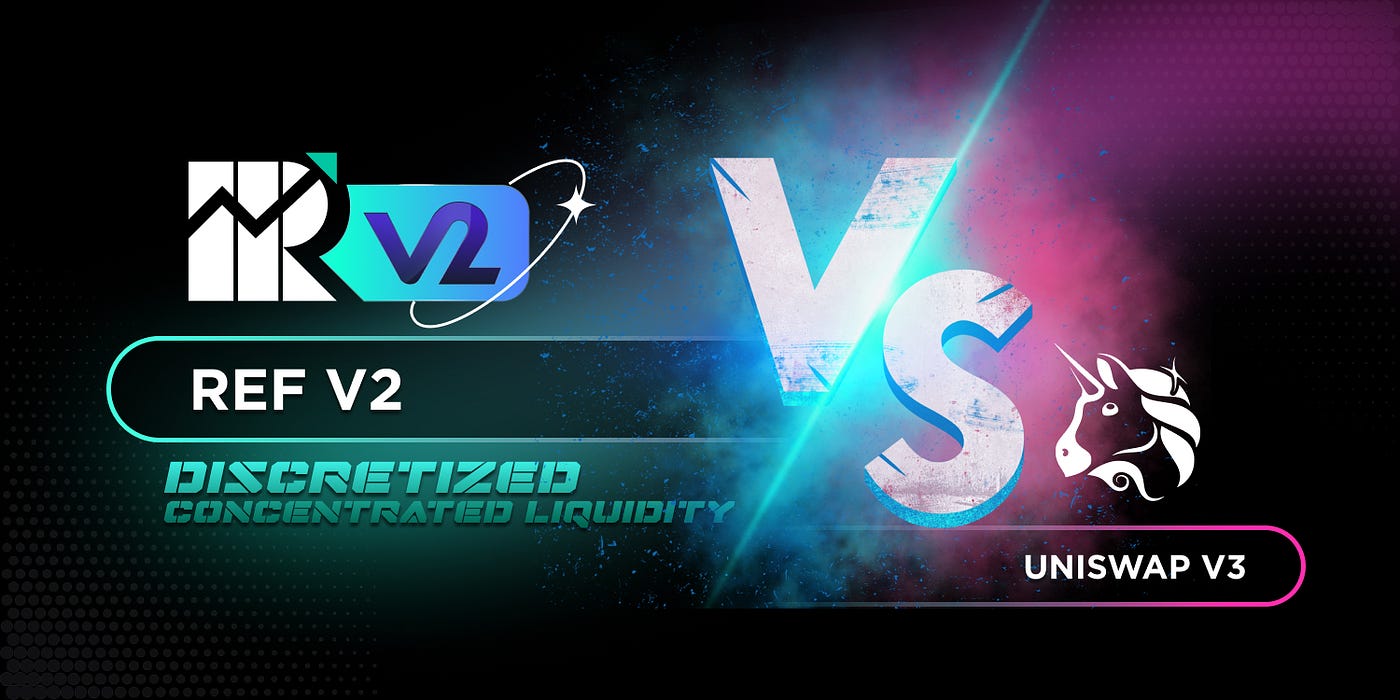 Why Ref v2 is Better than Uni v3. Introducing the Discretized Liquidity… |  by Rhea Finance | NEAR Protocol | Medium