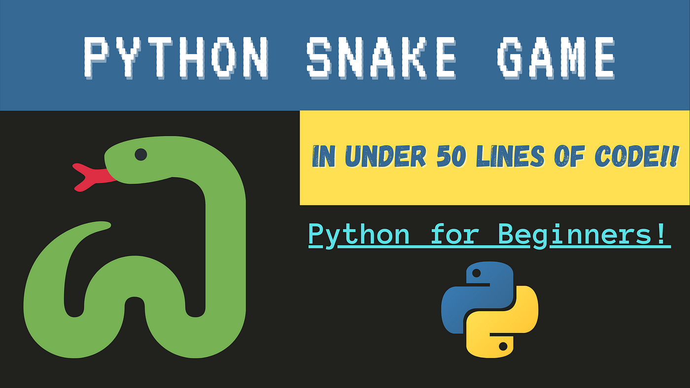 Snake Game Python Tutorial 